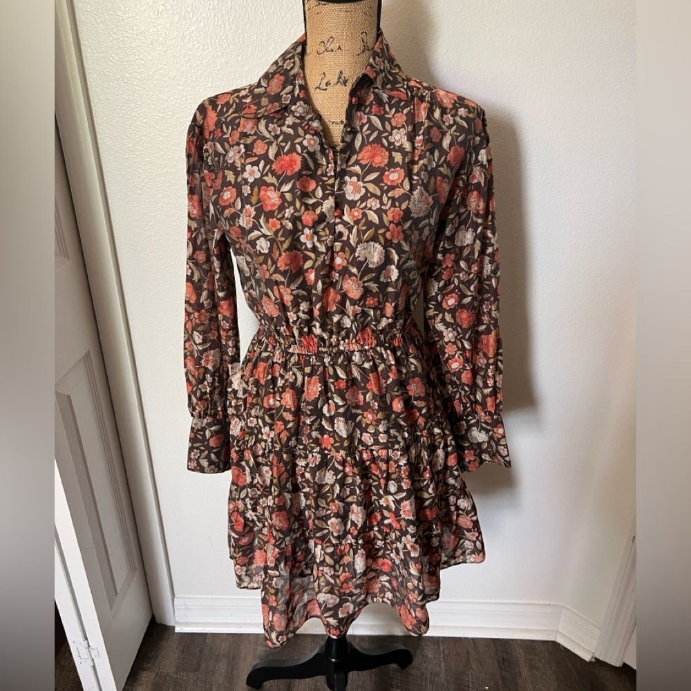 1.State Fit and Flare Dress-Size Small
